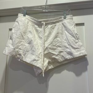 Universal Thread Goods Co. Off White Linen Shorts